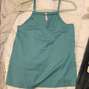 RVCA teal tank XS